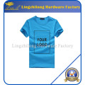 Kundengerechte Druck-Logo-Baumwollleere Werbungs-T-Shirts